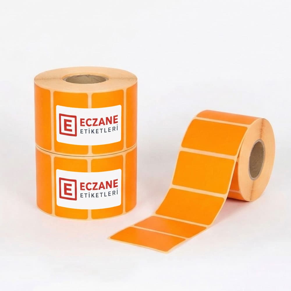 Turuncu Eczane Etiketi