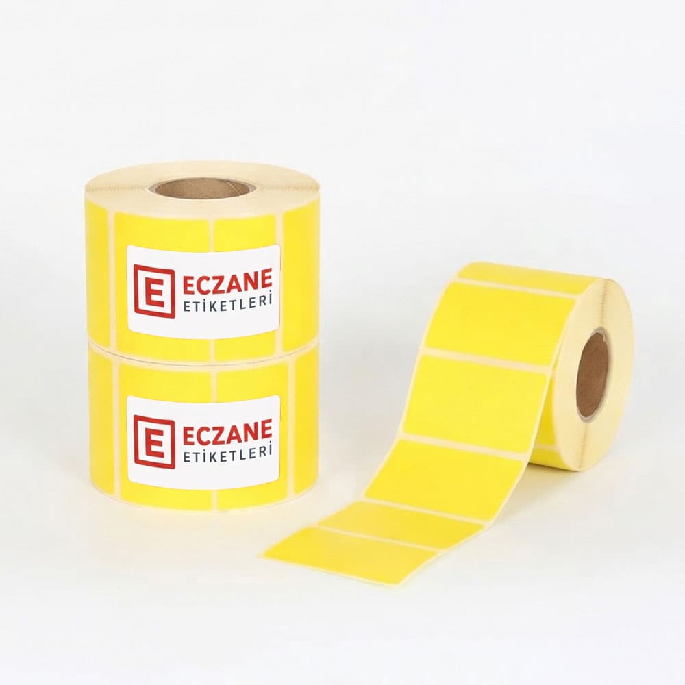 Sarı Eczane Etiketi