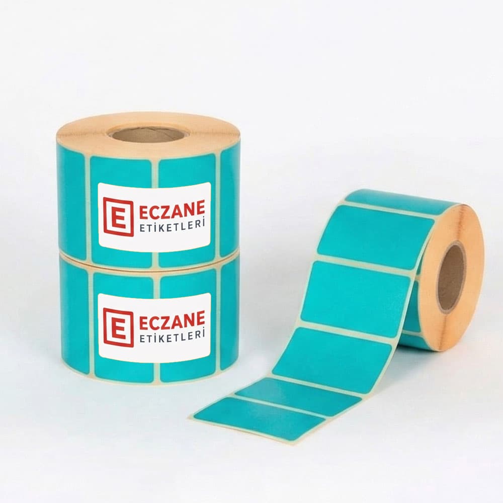 Turkuaz Eczane Etiketi